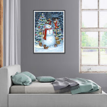 Load image into Gallery viewer, Snowman  - Full Drill Round Drill - 30x40cm
