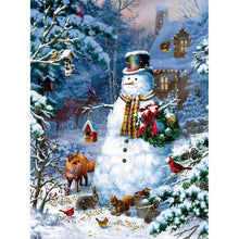 Load image into Gallery viewer, Snowman  - Full Drill Round Drill - 30x40cm
