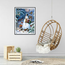 Load image into Gallery viewer, Snowman  - Full Drill Round Drill - 30x40cm
