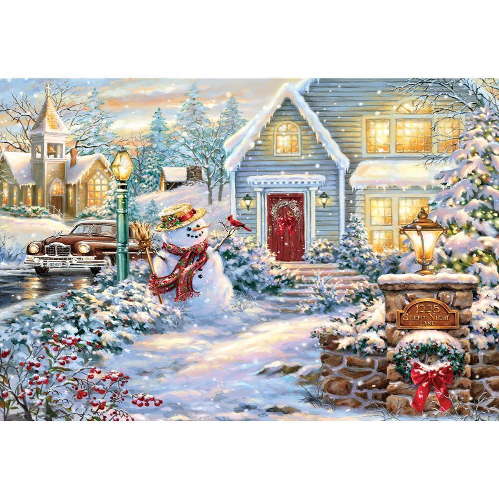 Santa Claus  - Full Drill Round Drill - 40x30cm