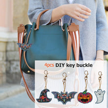 Load image into Gallery viewer, 4pcs Halloween DIY Keychain
