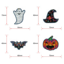 Load image into Gallery viewer, 4pcs Halloween DIY Keychain
