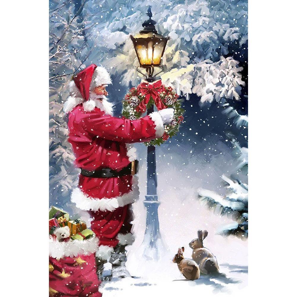 Santa Claus  - Full Drill Round Drill - 30x40cm