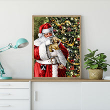 Load image into Gallery viewer, Santa Claus Snowman  - Full Drill Round Drill - 40x30cm
