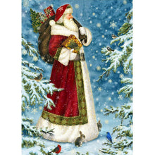 Load image into Gallery viewer, Santa Claus Snowman  - Full Drill Round Drill - 40x30cm
