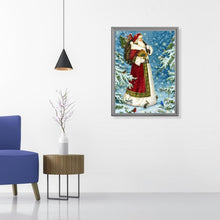 Load image into Gallery viewer, Santa Claus Snowman  - Full Drill Round Drill - 40x30cm
