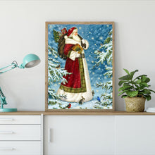 Load image into Gallery viewer, Santa Claus Snowman  - Full Drill Round Drill - 40x30cm
