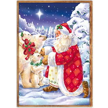 Load image into Gallery viewer, Santa Claus Animal  - Full Drill Round Drill - 40x30cm
