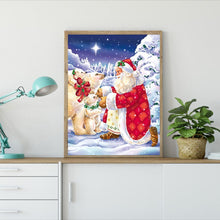 Load image into Gallery viewer, Santa Claus Animal  - Full Drill Round Drill - 40x30cm
