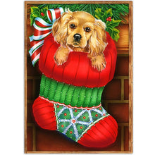 Load image into Gallery viewer, Santa Claus Animal  - Full Drill Round Drill - 40x30cm
