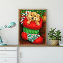 Load image into Gallery viewer, Santa Claus Animal  - Full Drill Round Drill - 40x30cm
