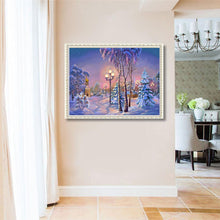 Load image into Gallery viewer, Snow Scenery  - Full Drill Round Drill - 40x30cm
