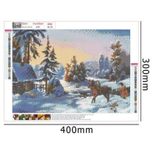 Load image into Gallery viewer, Snow Scenery  - Full Drill Round Drill - 40x30cm
