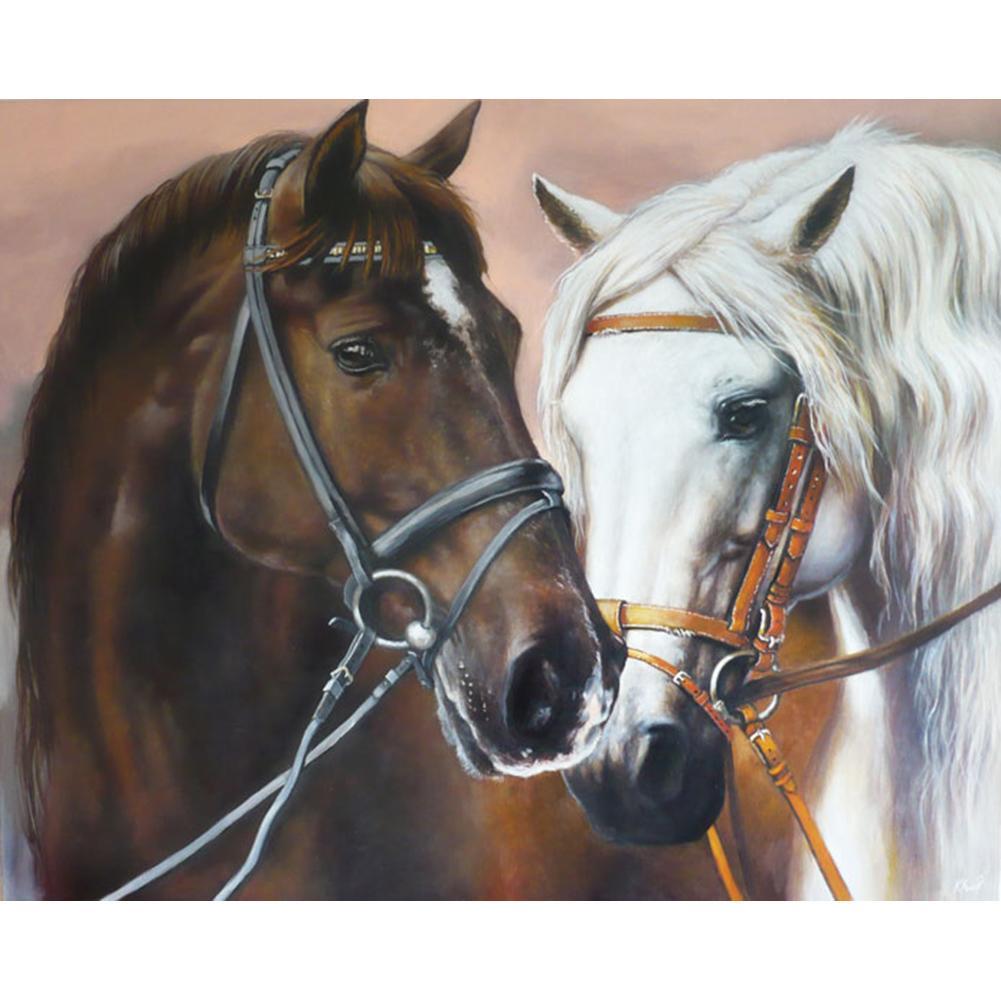 Horse  - Full Drill Round Drill - 30x40cm