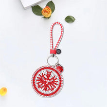 Load image into Gallery viewer, 1pcs football Eintracht Frankfurt double-sided DIY handicraft keychain
