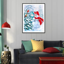 Load image into Gallery viewer, Snowman  - Full Drill Round Drill - 30x40cm
