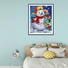 Load image into Gallery viewer, Snowman  - Full Drill Round Drill - 30x40cm
