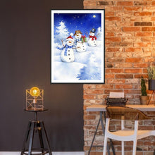 Load image into Gallery viewer, Snowman  - Full Drill Round Drill - 30x40cm
