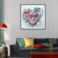 Load image into Gallery viewer, Love Skull Flower - Full Diamond Painting - 30x30cm
