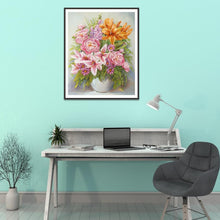 Load image into Gallery viewer, Flowers  - Full Drill Round Drill - 30x40cm
