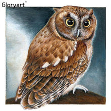 Load image into Gallery viewer, Gloryart Owl  - Full Drill Round Drill - 30x30cm
