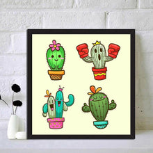 Load image into Gallery viewer, Cactus - Full Drill Round Drill - 30x30cm
