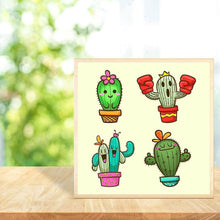 Load image into Gallery viewer, Cactus - Full Drill Round Drill - 30x30cm
