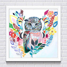 Load image into Gallery viewer, Square Owl - Full Diamond Painting - 30x30cm
