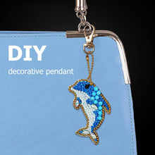 Load image into Gallery viewer, 5pcs Dolphin DIY Keychain
