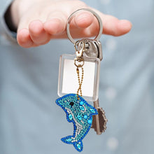 Load image into Gallery viewer, 5pcs Dolphin DIY Keychain
