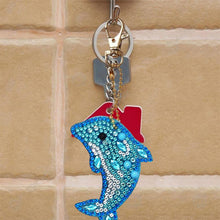 Load image into Gallery viewer, 5pcs Dolphin DIY Keychain
