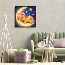 Load image into Gallery viewer, Moon Bear - Full Diamond Painting - 30x30cm
