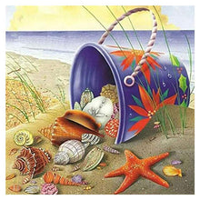 Load image into Gallery viewer, Shell Sea Star - Full Diamond Painting - 30x30cm
