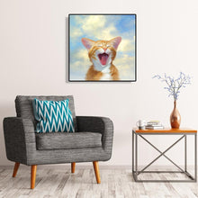 Load image into Gallery viewer, Smile Cat - Full Diamond Painting - 30x30cm
