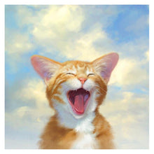 Load image into Gallery viewer, Smile Cat - Full Diamond Painting - 30x30cm
