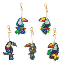 Load image into Gallery viewer, 5pcs Toucan DIY Keychain
