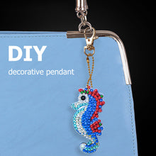 Load image into Gallery viewer, 5pcs Seahorse DIY Keychain
