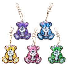 Load image into Gallery viewer, 5pcs Little Bear DIY Keychain
