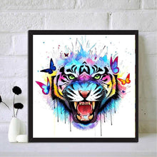 Load image into Gallery viewer, Colorful Tiger - Full Drill Round Drill - 30x30cm
