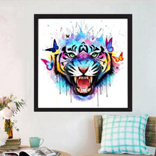 Load image into Gallery viewer, Colorful Tiger - Full Drill Round Drill - 30x30cm
