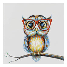 Load image into Gallery viewer, Glasses Owl - Full Drill Round Drill - 30x30cm
