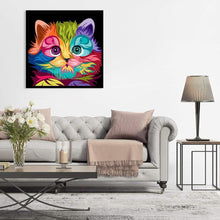 Load image into Gallery viewer, Colorful Cat - Full Drill Round Drill - 30x30cm
