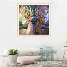 Load image into Gallery viewer, Deer Ornaments - Full Drill Round Drill - 30x30cm
