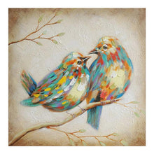 Load image into Gallery viewer, 2 Birds Ornament - Full Drill Round Drill - 30x30cm
