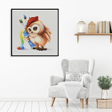 Load image into Gallery viewer, Literary Owl - Full Drill Round Drill - 30x30cm
