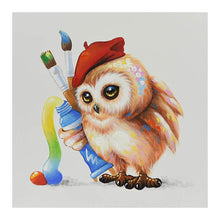 Load image into Gallery viewer, Literary Owl - Full Drill Round Drill - 30x30cm
