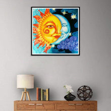 Load image into Gallery viewer, Sun and Moon - Full Diamond Painting - 30x30cm
