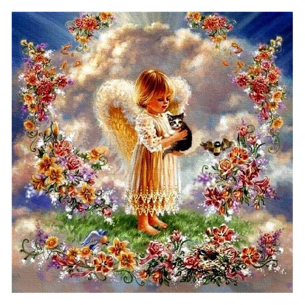 Angel Baby - Full Diamond Painting - 30x30cm