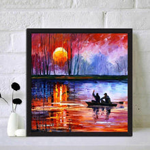 Load image into Gallery viewer, Lake Boat - Full Diamond Painting - 30x30cm
