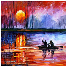 Load image into Gallery viewer, Lake Boat - Full Diamond Painting - 30x30cm
